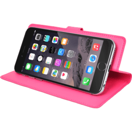 Coque clapet Universelle pour Smartphone (jusqu &agrave; 4.7 pouce), Rose Fandango
