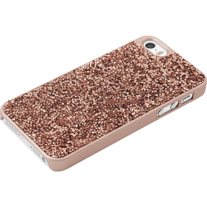 Coque Bling Strass pour Apple iPhone 5/5s/SE , Or Rose