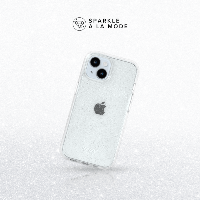 Coque hybride &eacute;tincelante invisible GEN 2.0 pour Apple iPhone 15, Transparente