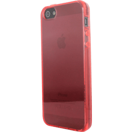 Coque pour Apple iPhone 5/5s/SE, silicone Rouge