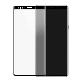 Protection d&rsquo;&eacute;cran &eacute;lite en verre tremp&eacute; bord &agrave; bord incurv&eacute; pour Samsung Galaxy Note 9, Noir