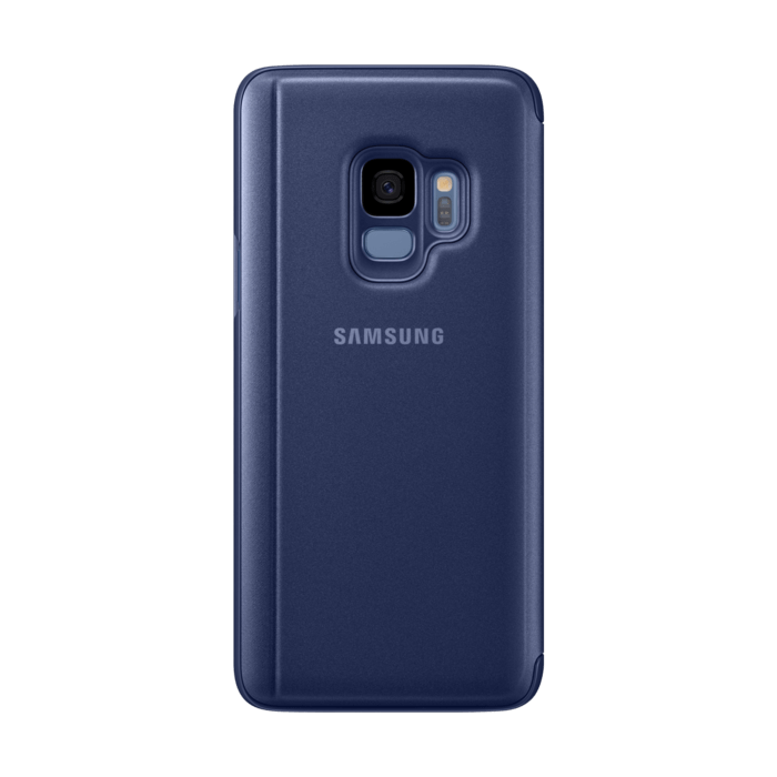 Clear View cover avec fonction Stand Bleu Galaxy S9