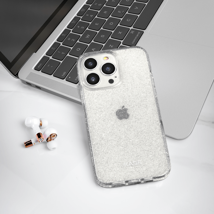 Coque hybride &eacute;tincelante invisible GEN 2.0 pour Apple iPhone 14 Pro Max, Transparente