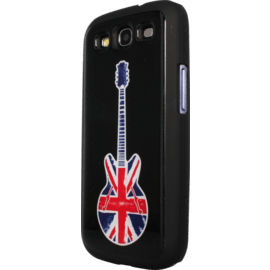 Coque pour Samsung Galaxy S3, silicone UK guitare
