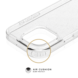 Coque hybride &eacute;tincelante invisible GEN 2.0 83% de plastique recycl&eacute; pour Apple iPhone 16 Pro, Transparente