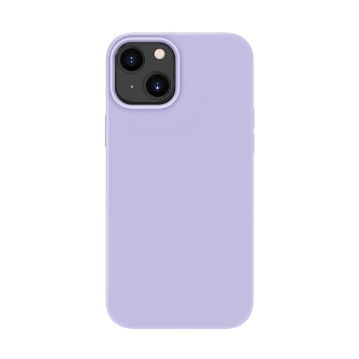 Coque antichoc en gel de silicone doux pour Apple iPhone 13, Violet Lilas