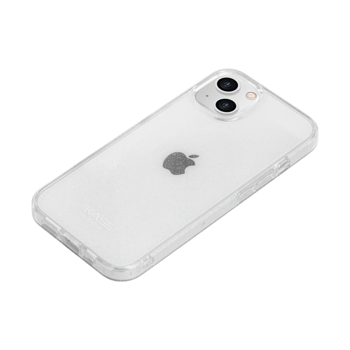 Custodia Ibrida Scintillante Invisibile per Apple iPhone 13, Trasparente