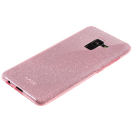 Coque slim pailletée étincelante pour Samsung Galaxy A8 (2018), Or Rose