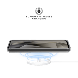 Coque hybride invisible fabriqué avec 83% de plastique recyclé pour Samsung Galaxy S25+ 5G, Transparente