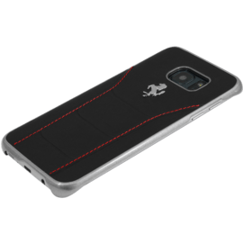Ferrari 488 Genuine leather Case for Samsung Galaxy S7 Edge, Black