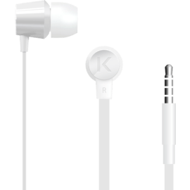 Case K In-ear Headphones, Bright White