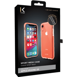 Coque Sport Mesh Case pour Apple iPhone XR, Orange ardent