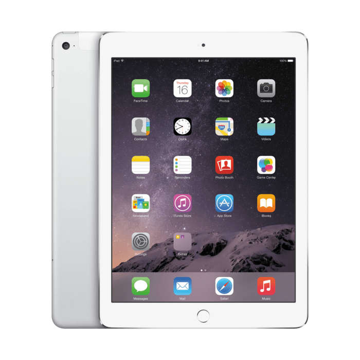 iPad Air 2 Wifi+4G reconditionné 32 Go, Argent, débloqué