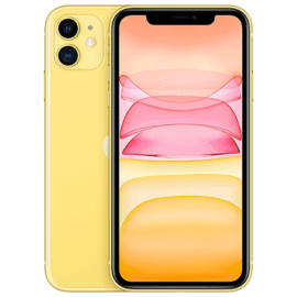 Case iPhone 11 reconditionn&eacute; 128 Go, Jaune, SANS FACE ID, d&eacute;bloqu&eacute;