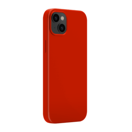Coque antichoc en gel de silicone doux pour Apple iPhone 14 Plus, Rouge Ardent