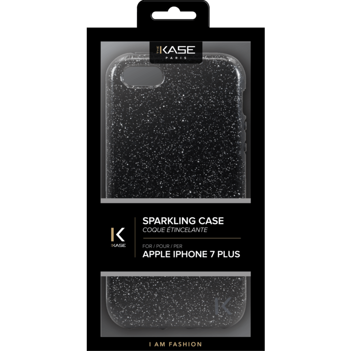 Coque &eacute;tincelante pour Apple iPhone 7 Plus/8 Plus, Noir