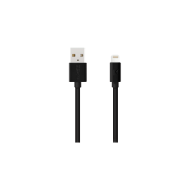 C&acirc;ble Lightning certifi&eacute; MFi Apple Charge/Sync (3M), Noir de Jais