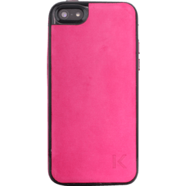 Coque silicone pour Apple iPhone 5/5s/SE, Daim Fuchsia