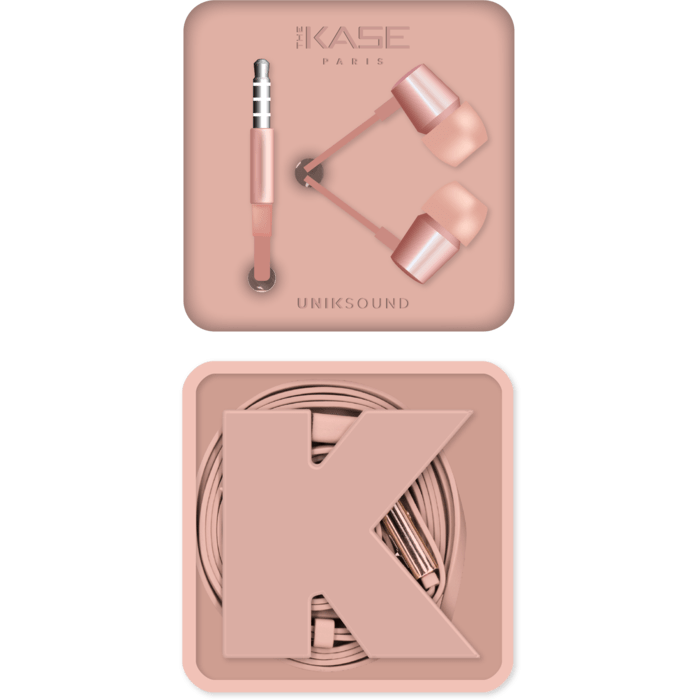 K Ecouteurs intra-auriculaires, Or Rose