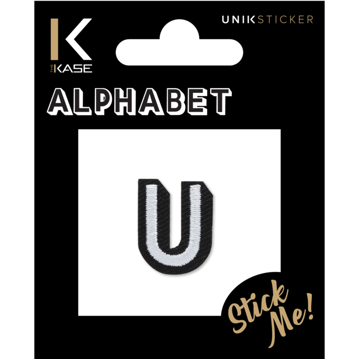 Lettre U Sticker brod&eacute;