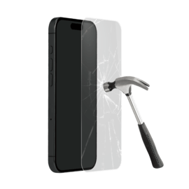 Protecteur d'écran en verre trempé de qualité supérieure pour Apple iPhone 15 Pro, transparent