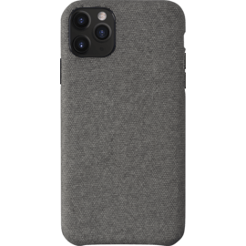 Coque en tissu pour Apple iphone 11 Pro Max, gris clair
