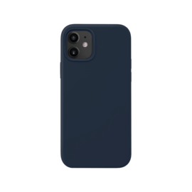 Coque en Gel de Silicone Doux pour iPhone 12 mini, Bleu Oxford