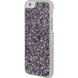 Coque Bling Strass pour Apple iPhone 6/6s, Pink Flambe & Argent