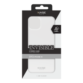 Coque hybride invisible pour Apple iPhone 14, Transparente