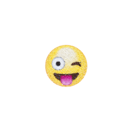 Case Swarovski&reg; Emoji Crystal Sticker, Crazy Face