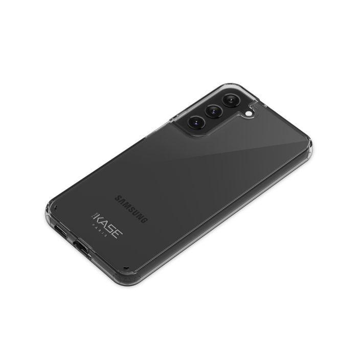 Coque hybride invisible pour Samsung Galaxy S22 5G, Transparente