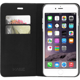 Coque Clapet Bling Strass pour Apple iPhone 6 Plus/6s Plus/ 7 Plus/8 Plus, Minuit Noir