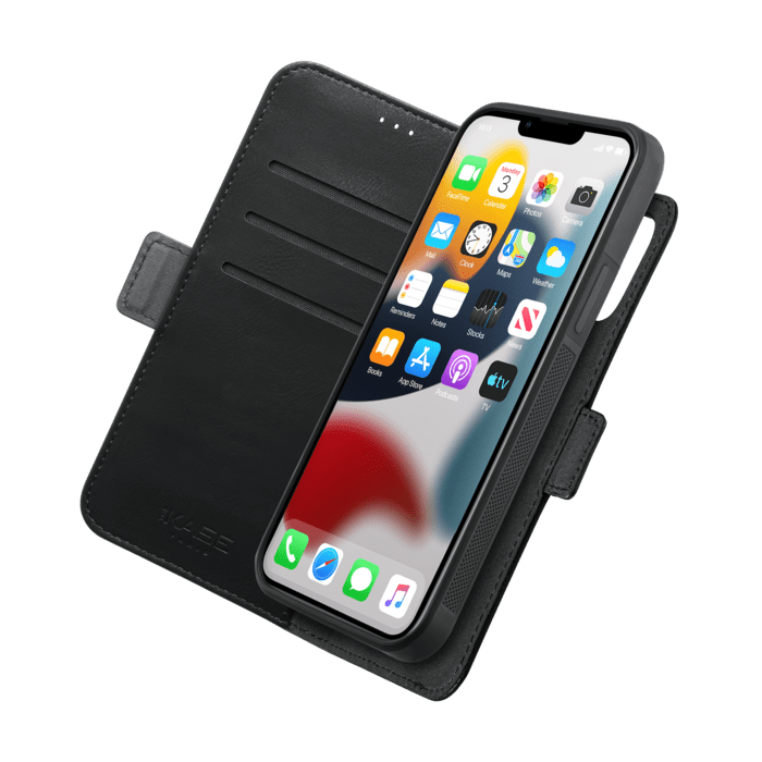 Etui & Coque robuste magn&eacute;tique 2-en-1 pour Apple iPhone 14, Noir Onyx