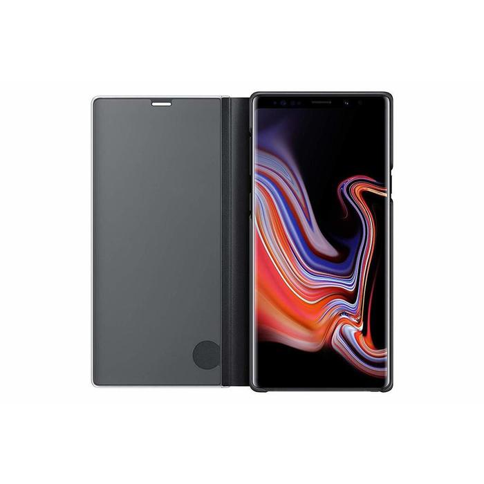 Clear View cover Noir avec fonction stand Note 9