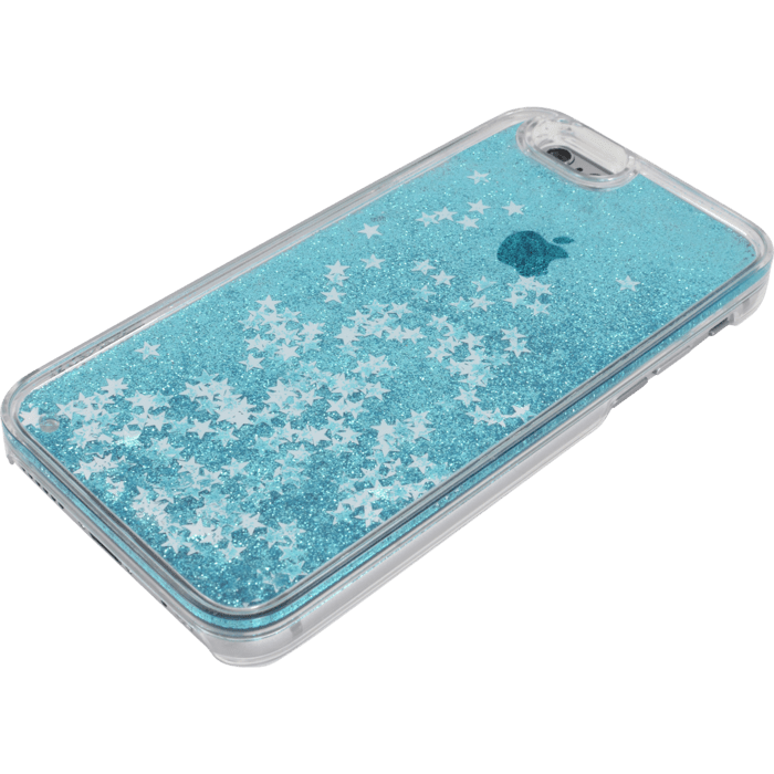 Bling Bling Coque Paillet&eacute;e pour Apple iPhone 6/6s, Bleu Neige