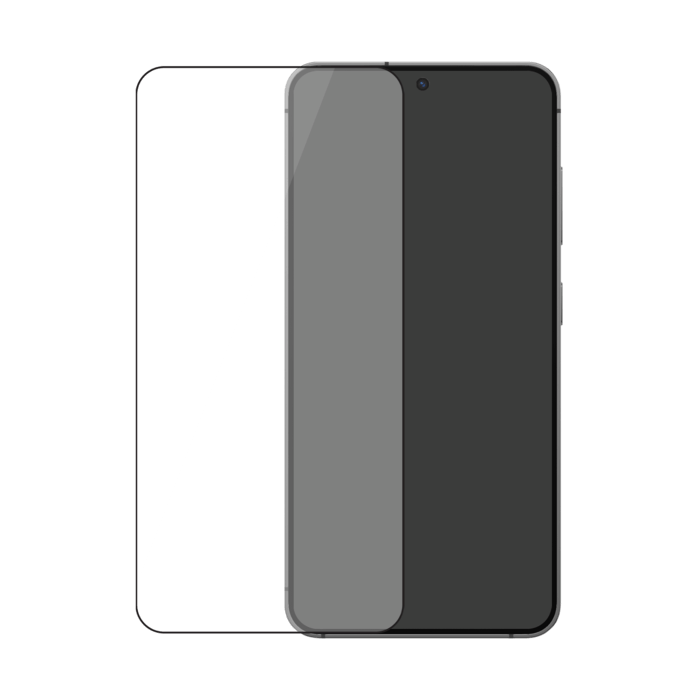 Protection d'&eacute;cran en verre tremp&eacute; (60% verre tremp&eacute; recycl&eacute;) pour Samsung Galaxy S25 5G, Noir