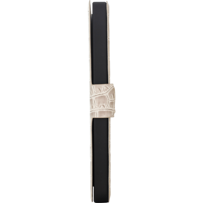 Coque Guess pour Apple iPhone 5/5s//SE, super slim folio, croco Beige