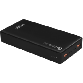 Batterie externe PowerHouse ultra slim 20000mAh (74Wh), Noir de jais