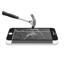 Protection d&rsquo;&eacute;cran antibact&eacute;rienne en verre tremp&eacute; ultra-r&eacute;sistant &agrave; bords incurv&eacute;s pour Apple iPhone 6/6s/7/8/SE 2020, Noir