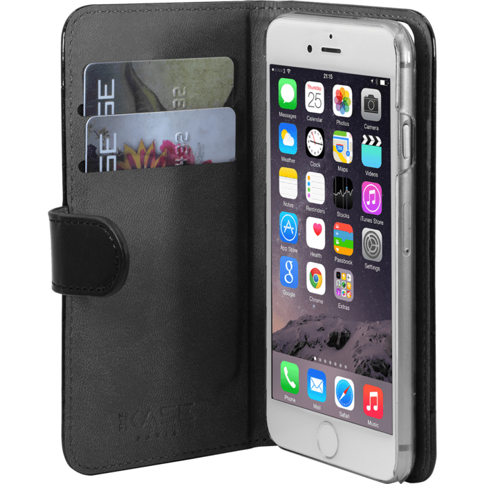 Étui portefeuille magnétique détachable 2-en-1 pour iPhone 6/6s/7/8