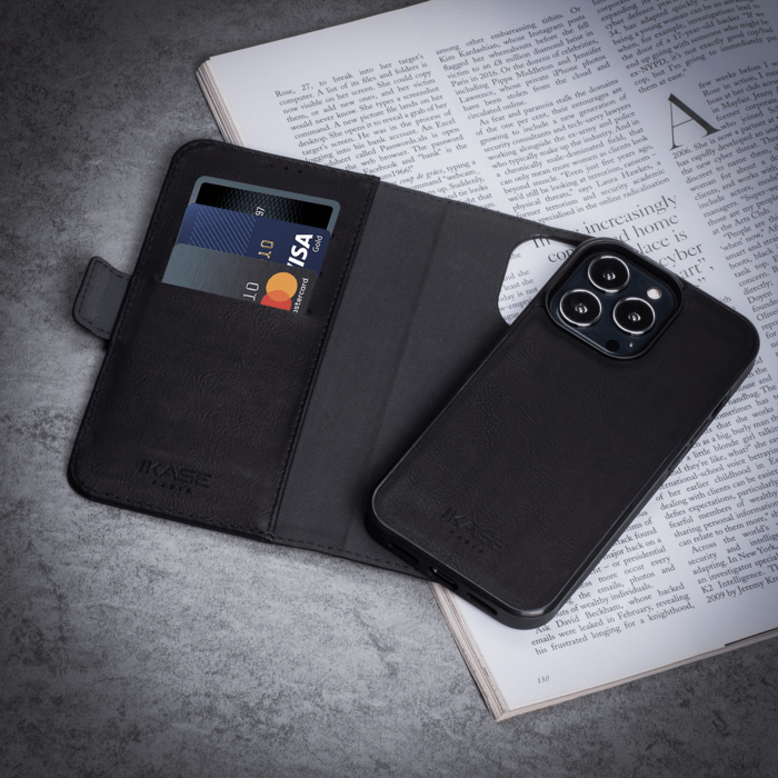 Etui & Coque robuste magn&eacute;tique 2-en-1 pour Apple iPhone 13 Pro, Noir Onyx