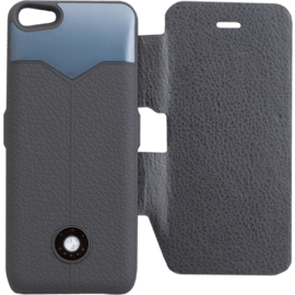 Coque batterie avec Clapet 2400mAh pour Apple iPhone 5c, Noir