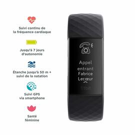 FITBIT CHARGE 3 GRAPHITE /BLACK