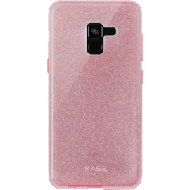 Case Sparkly Glitter Slim Case for Samsung Galaxy A8 (2018), Rose Gold