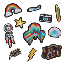 Case Travelista Embroidered Stickers