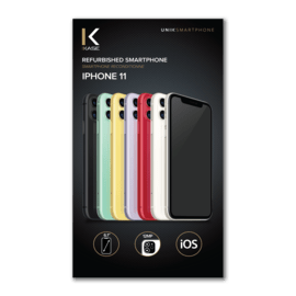 iPhone 11 reconditionn&eacute; 64 Go, Rouge, d&eacute;bloqu&eacute;