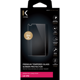 Protection d'&eacute;cran premium en verre tremp&eacute; pour LG V10, Transparent