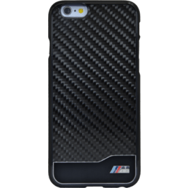 BMW Coque carbone & aluminium pour Apple iPhone 6/6s, Noir