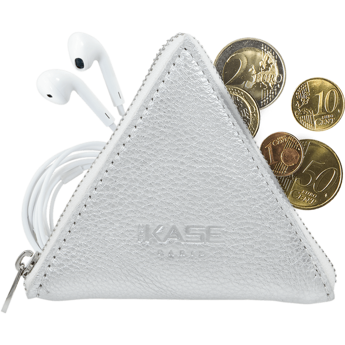 Zipp Pouch, Argent M&eacute;tallique