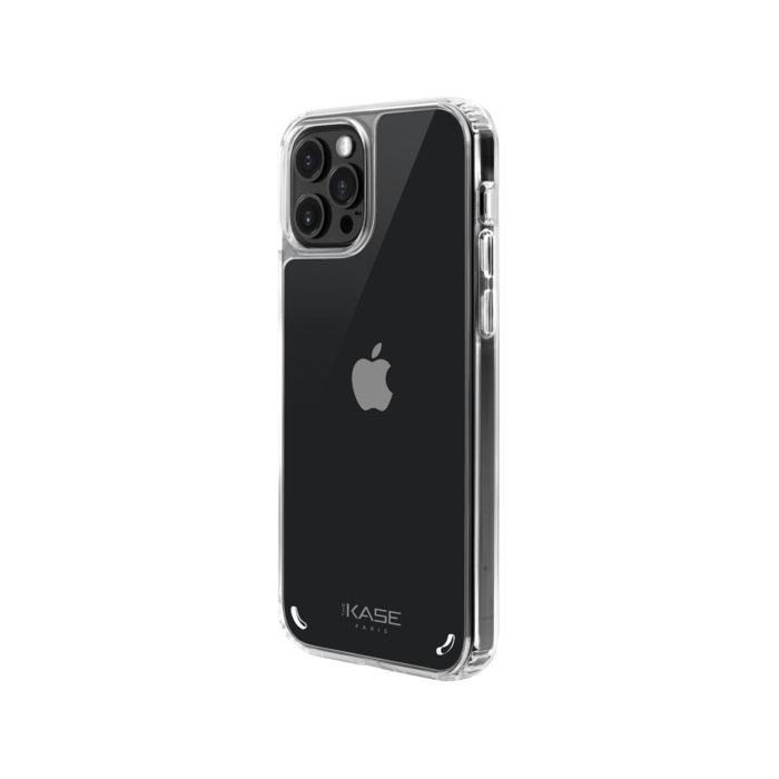 Custodia ibrida invisibile antiurto per Apple iPhone 12/12 Pro, trasparente